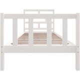  Za krevet od masivne borovine bijeli 90 x 200 cm | shoptok.hr