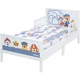 Bela/modra otroška postelja 70x140 cm Paw Patrol –
