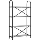 vidaXL Polica Sivi hrast sonoma 80 x 30 x 146 cm Konstruirano drvo | shoptok.hr