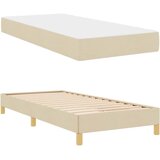  s opruga kutije s madracem Krema 90 x 190 cm tkanina | shoptok.hr