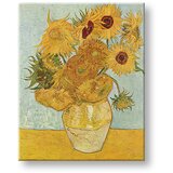  Slike na platnu Vincent van Gogh - Vase with Twelve Sunflowers () | Shoptok.si
