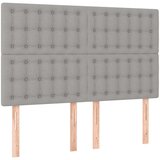  Krevet box spring s madracem svjetlosivi 140x200 cm od tkanine | shoptok.hr