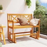  Vrtna Ležaljka Prirodna 110 x 59 x 97 cm Čvrsto drvo akacije | shoptok.hr
