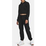 Under Armour Pjt Rck HW Terry FZ Q4-BLK Black Crop Top | ePonuda.com