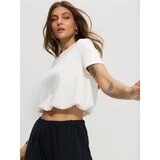 Sinsay Bluza s viskozom s dekorativnim perlama na dekolteu | shoptok.hr