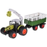 Traktor na daljinsko upravljanje s prikolicom i hvataljkom za trupce RC0719 | shoptok.hr