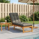  Jastučić za ležaljku VIANEN 100% poliester Siva 200 x 50 x 8 cm - Siva 200 x 50 x 8 cm | shoptok.hr