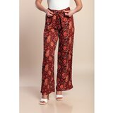 Fenzy Dolge Hlače S Potiskom, Bordo | Shoptok.si