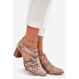Maciejka Women's Leather Perforated Ankle Boots | Shoptok.si
