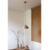  Duolla - Visilica na sajli IRONLINE 1xE27/15W/230V prečnik 27 cm bež/bakrena | Eponuda.com