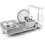 Joseph Joseph Plastičen nastavljiv odcejalnik posode v srebrni barvi 35,5x38 cm Extend Steel Plus – | Shoptok.si