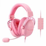 Redragon aurora wired headset pink Cene