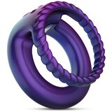 Hueman - Jupiter Vibrating Cock and Ball Ring - Purple Cijene