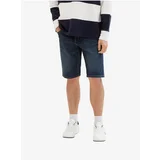 Tom Tailor Dark Blue Mens Denim Shorts - Men