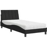  Krevet s madracem Hanko crni 90x190 cm baršunasti | shoptok.hr