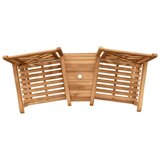  Vrtne vanjske stolice 152 x 63 x 89 cm Čvrsto teak drvo | Eponuda.com