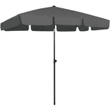 vidaXL Senčnik za na plažo antraciten 200x125 cm, (20609502)