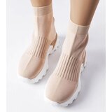 Gemre Beige sneakers with a flexible upper Antonio | Shoptok.si