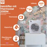 SHX HL20ST Grelnik z termostatom 2000 W, 3 stopnje: ventilator+2 grelni stopnji | Shoptok.si