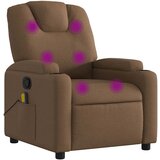 Maison Chic masažni naslanjač - Relax naslanjač rjavo blago, (22134494) | Shoptok.si