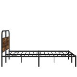  Metalni okvir kreveta bez madraca boja hrasta 180x200 cm | shoptok.hr