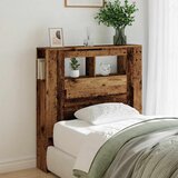  LED uzglavlje staro drvo 100x18,5x103,5 cm izrađeno drvo | shoptok.hr