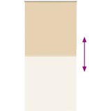 Rolo zavjesa Blackout Bež 110x210 cm Širina tkanine 105,7 cm | shoptok.hr