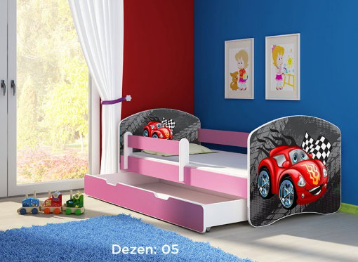 ACMA krevet za decu pink sa fiokom 140x70 2 05 | Eponuda.com
