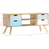 TV ormarić 110 x 35 x 48 cm od masivnog drva manga | shoptok.hr