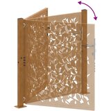  Vrtna vrata 100x100 cm, dizajn s čeličnim krilom otpornim na vremenske uvjete | shoptok.hr