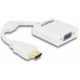 Delock 65346 HDMI / VGA adapter [1x muški konektor HDMI - 1x ženski konektor VGA] bijela s feritnom jezgrom 12 cm | Eponuda.ba