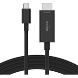 Belkin AVC012bt2MBK 2 m USB Type-C HDMI Black u