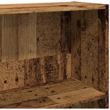  Regal za knjige boja starog drva 80x24x143 cm drveni | shoptok.hr