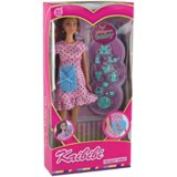  Lutka za igru mama sa bebom i rekvizitima - roza s točkicama | shoptok.hr
