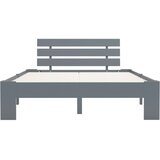  Okvir za krevet od masivne borovine sivi 120 x 200 cm | Eponuda.com