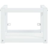  Zidni okvir za kupaonski umivaonik bijeli 40x38x31 cm željezni | shoptok.hr