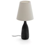 Kave Home Crna/krem stolna lampa s tekstilnim sjenilom (visina 56 cm) Luvia – | shoptok.hr