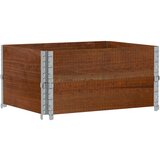 Furnova Vrtno korito rjavo 80x60 cm trdna borovina, (21920867) | Shoptok.si
