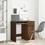  Radni stol smeđi hrast 86x49x76 cm konstruirano drvo | shoptok.hr