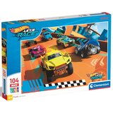 Clementoni Hot Wheels dirka 104-delna maxi supercolor sestavljanka - | Shoptok.si