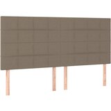 Maison Chic Posteljno vzglavje - Vzglavna omarica 4 kosa taupe 100x5x78/88 cm blago, (22077299) | Shoptok.si