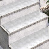  Stepenica Pravokutni 4 pcs Srebrno 75 x 25 cm Aluminij | shoptok.hr