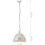  Viseća svjetiljka 25 W srebrna okrugla 31 cm E27 | shoptok.hr