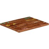 Stolna ploča 60x50x3 8 cm pravokutna masivno obnovljeno drvo | shoptok.hr