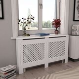 vidaXL pokrovi za radijator 2 kom bijeli 152 x 19 x 81,5 cm mdf | shoptok.hr