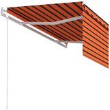  Automatska tenda s roletom 3,5 x 2,5 m narančasto-smeđa | shoptok.hr