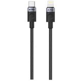 Swissten iPEAX KABEL TEXTILE USB-C/LIGHTNING 1,5M, 30W, USB 2.0 crni | shoptok.hr