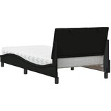 Krevet s madracem Hanko crni 100 x 200 cm od tkanine | Eponuda.com