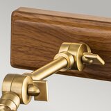 Elstead WINCHFIELD-PLM-AB-OAK - Svetlo za slike WINCHFIELD 2xE14/40W/230V hrast | Eponuda.com