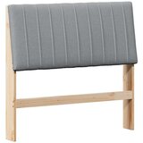  Tapecirani uzglavlje Svijetlo siva 100 cm Čvrsto borovo drvo | shoptok.hr